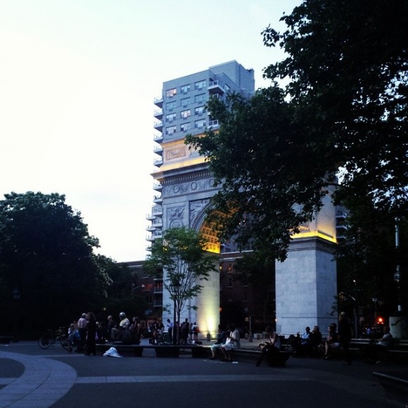 Wahington Square by Night